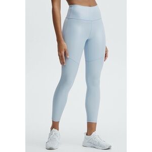 FABLETICS PureLuxe Iridescent Powder Blue High-Waisted 7/8 Leggings Size 2X